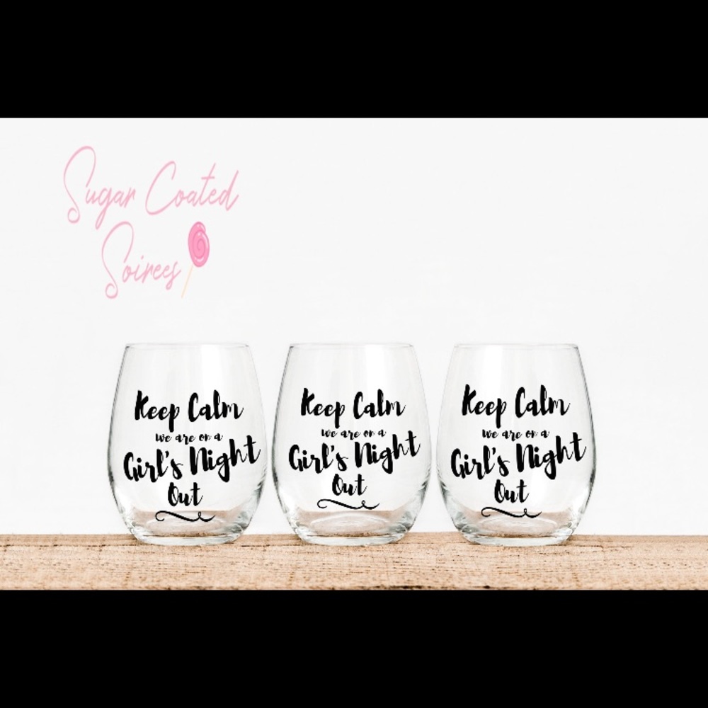 Bachelorette Party Girls Night Out Custom Glass